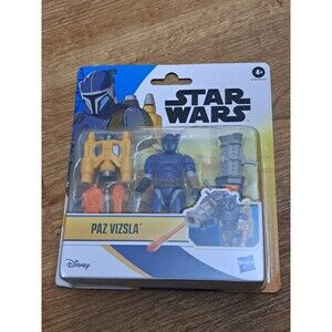 Star Wars Paz Vizsla Fiqurine In Original Packaging Hasbro